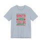 Dad Funny Santa Be Judgin Unisex Jersey Short Sleeve Tee