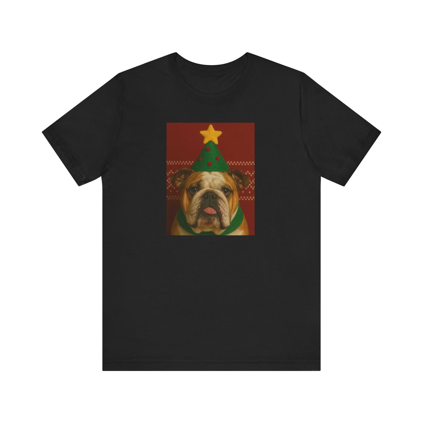 Festive Dog Christmas Tee, Cute Holiday T-Shirt, Unisex Pet Lover Gift, Funny Pet Design, Christmas Apparel - Riff Raff Wear