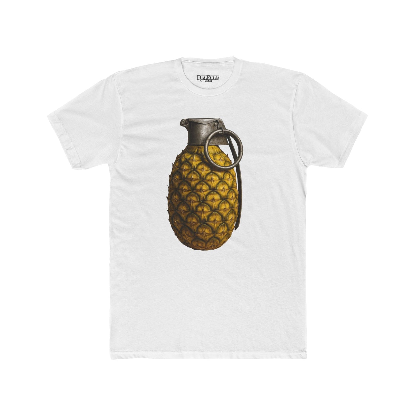 Unique Pineapple Grenade Unisex Cotton Crew Tee - Riff Raff Wear
