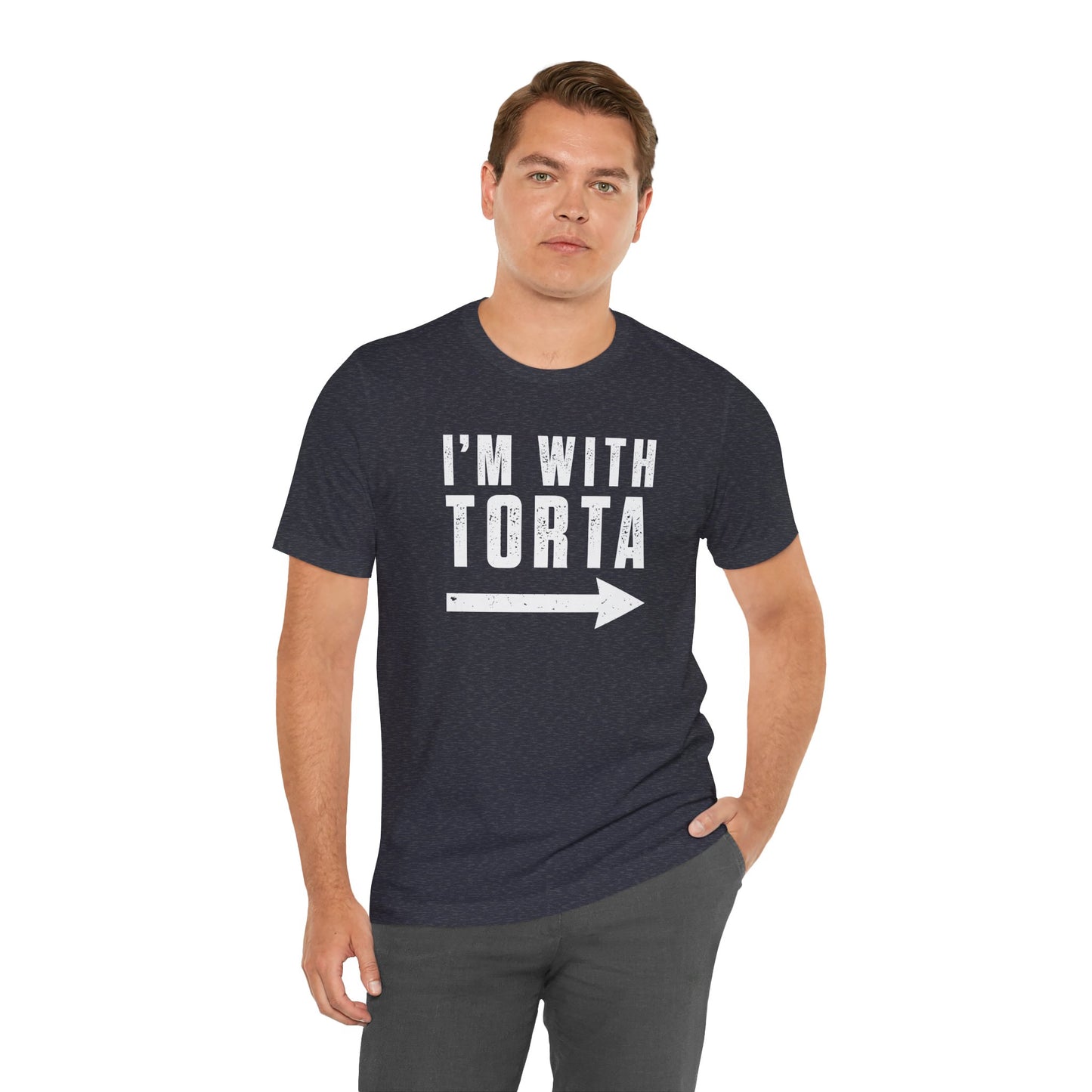 I’m With Torta Arrow Tee - Funny Family/Partner Mexican Food Shirt - Riff Rsff Wear