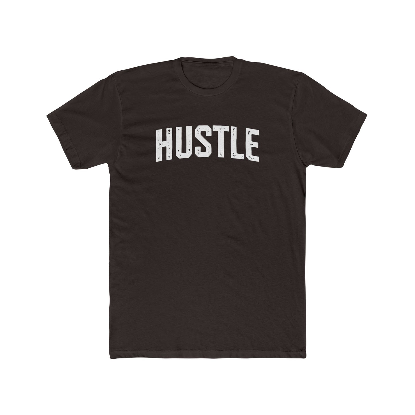 Hustle Unisex Cotton Crew Tee - Motivational Graphic T-Shirt - Riff Raff Wear - Fitness