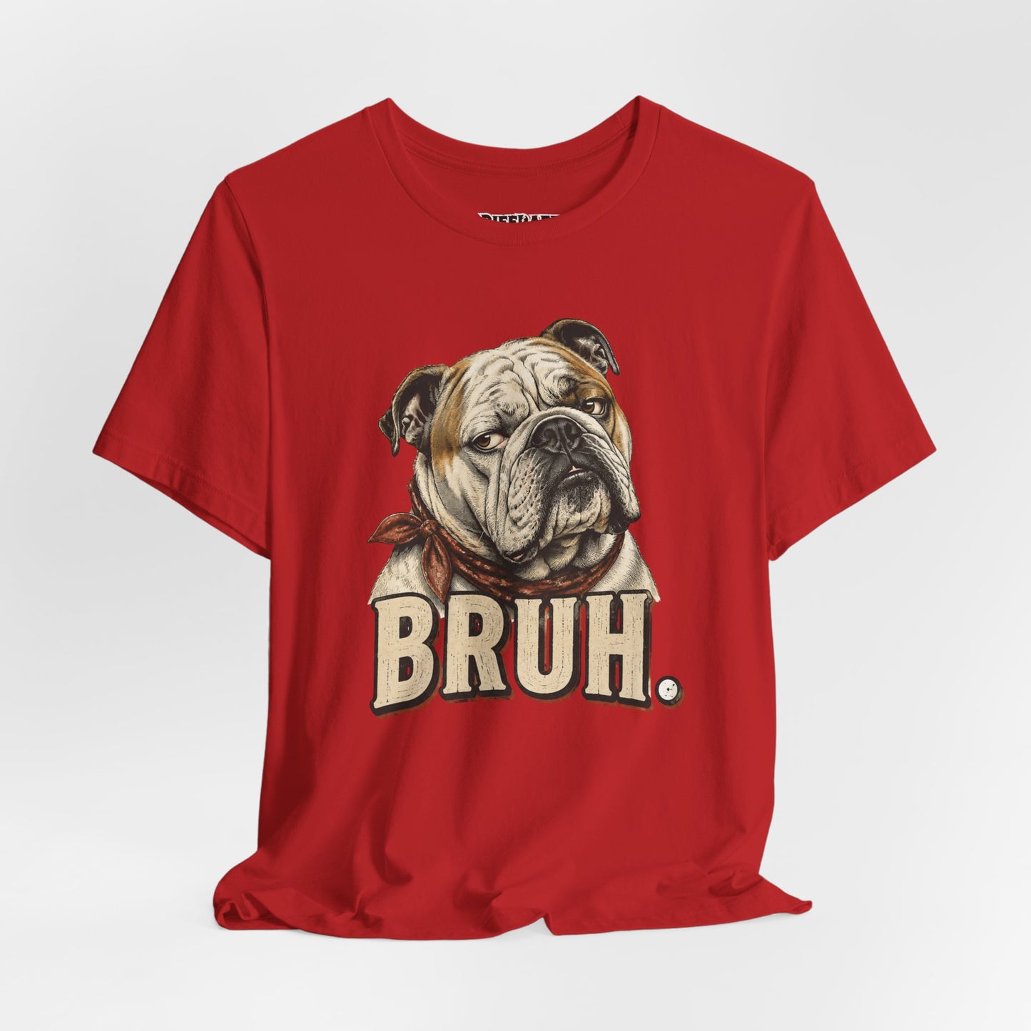 Bruh Bulldog T-Shirt Vintage English Bulldog Graphic Tee