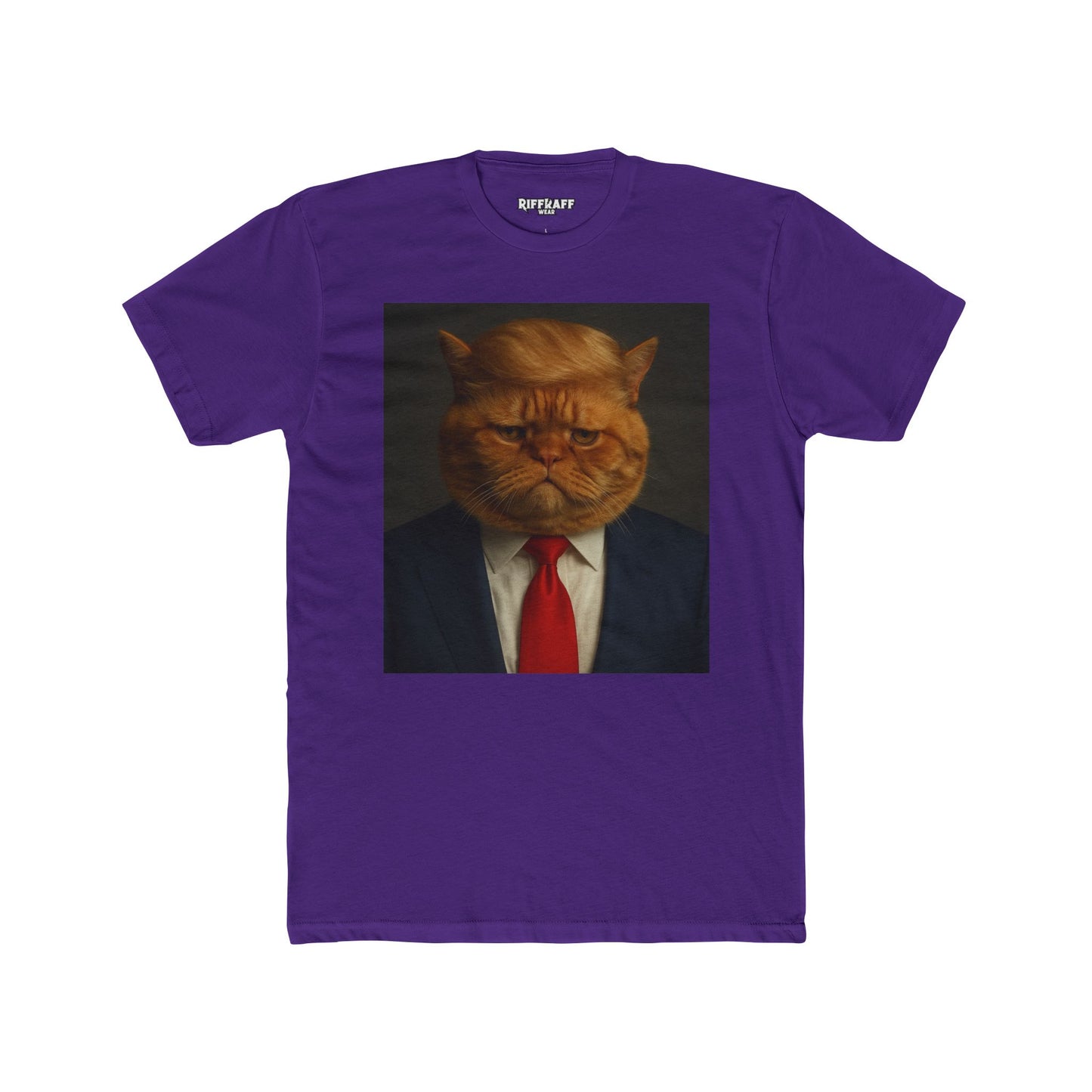 Fat Cat President Unisex Cotton Crew Tee - Riff Raff Wear