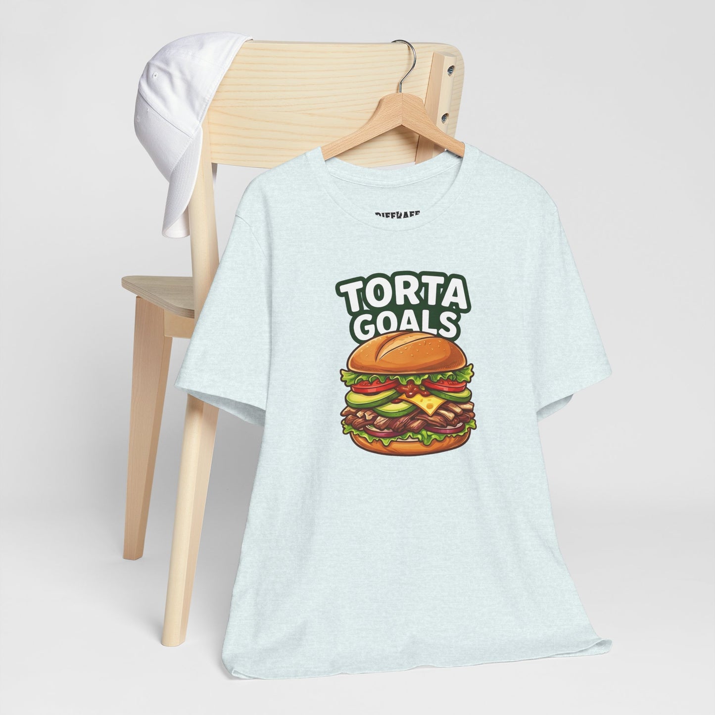 T-Shirt - "Torta Goals" Burger Graphic Tee - Riff Raff Wear