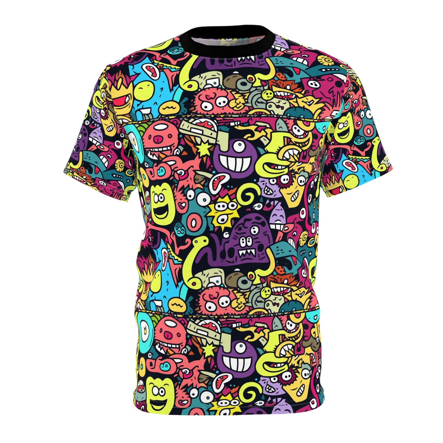 Riff Raff Wear Monster Doodles Unisex Cut & Sew Tee (AOP)