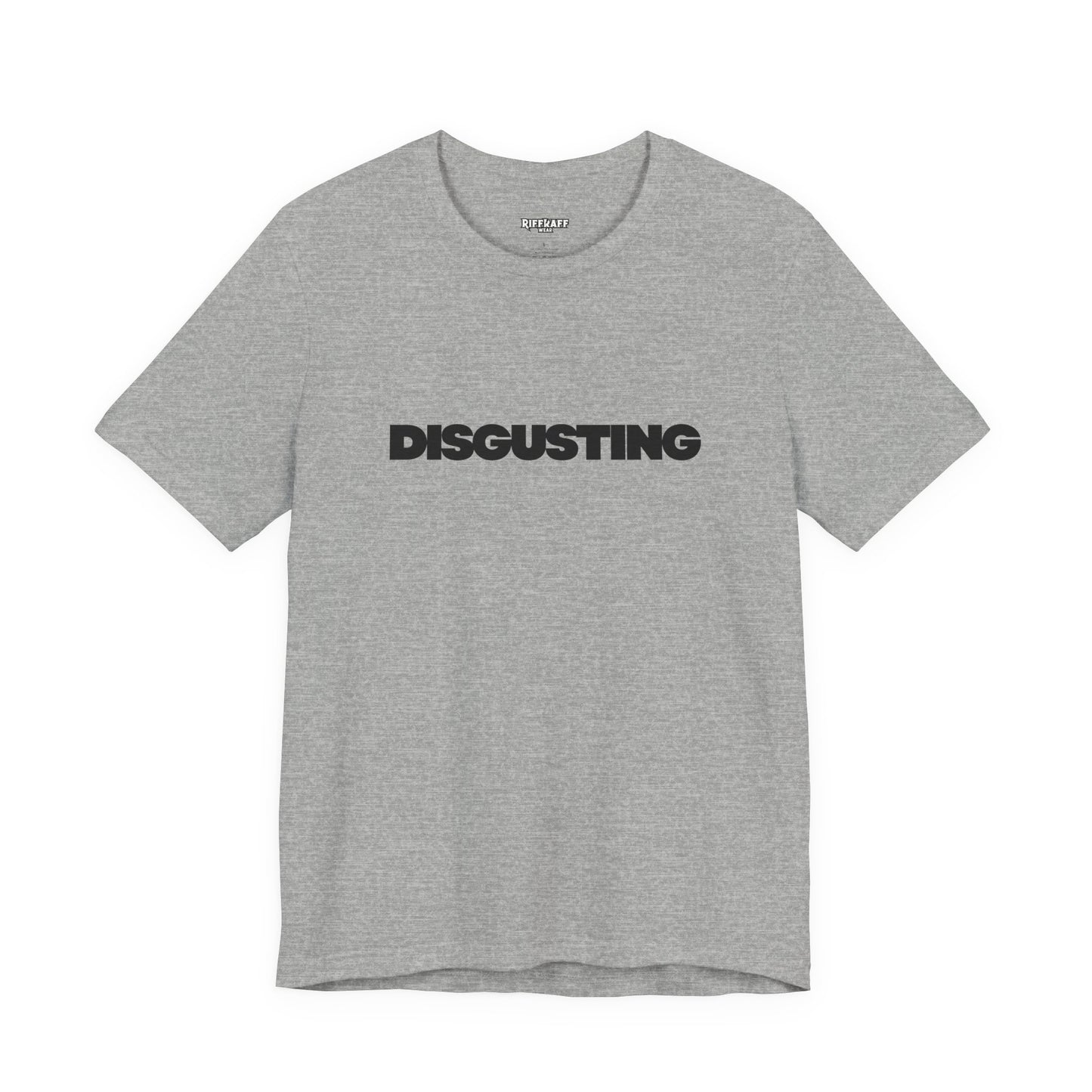 DISGUSTING Graphic Tee — Bold Text Statement T-Shirt