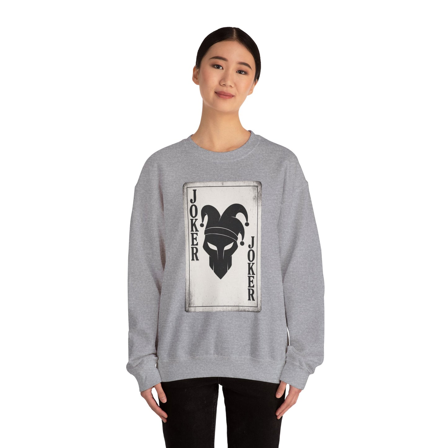 Joker Graphic Sweatshirt - Unisex Heavy Blend Crewneck - Riff Raff Wear