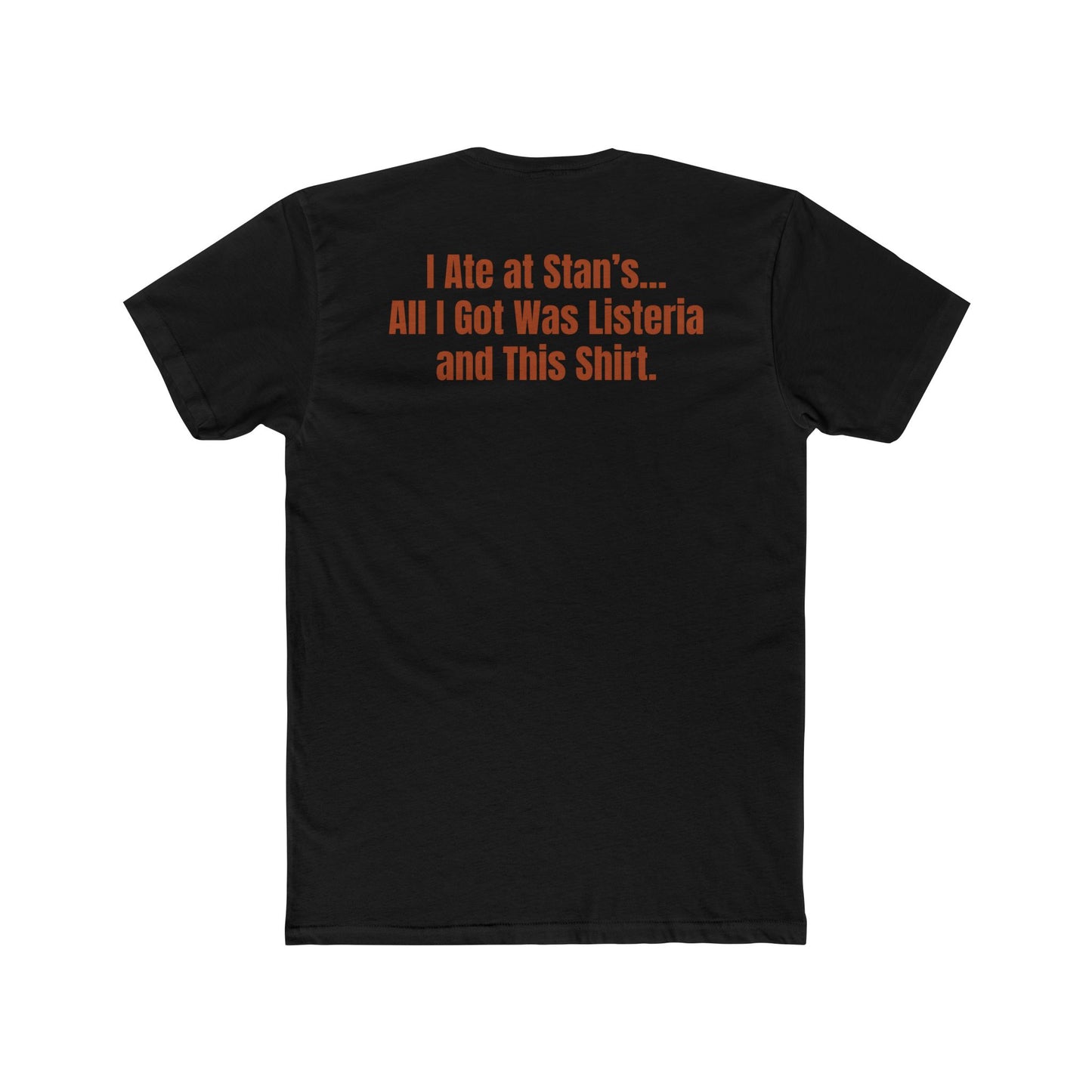 Funny Unisex Cotton Crew Tee - Dirty Stan's Street Meats Graphic T-Shirt - Riff Raff Wear