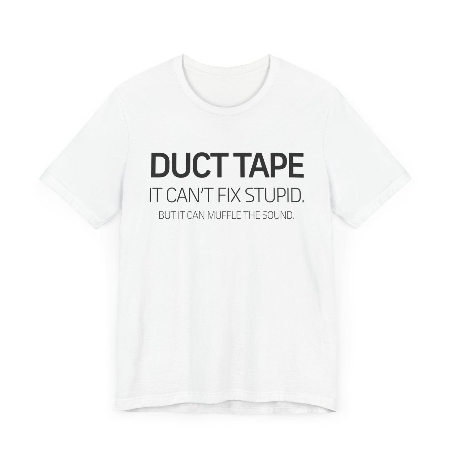 Dad Funny Duct Tape Unisex Jersey Short Sleeve Tee