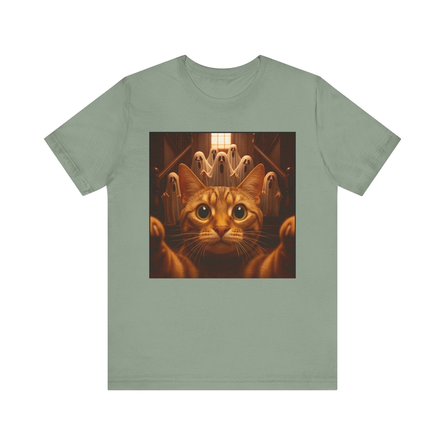 Cat Ghosts Tee Halloween Ready! - Riff Raff Wear