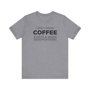 Dad Funny Coffee Unisex Jersey Short Sleeve Tee