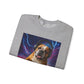 Pizza Party Bulldog Crewneck Sweatshirt - Fun & Cozy Unisex Gift - Riff Raff Wear