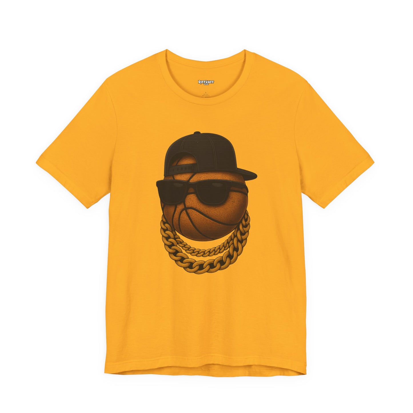 Basketball Bling Tee — Cool Hip-Hop Ball Graphic T-Shirt