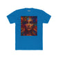 Vibrant Artistic Unisex Cotton Crew Tee - Colorful Abstract Face Design - Riff Raff Wear