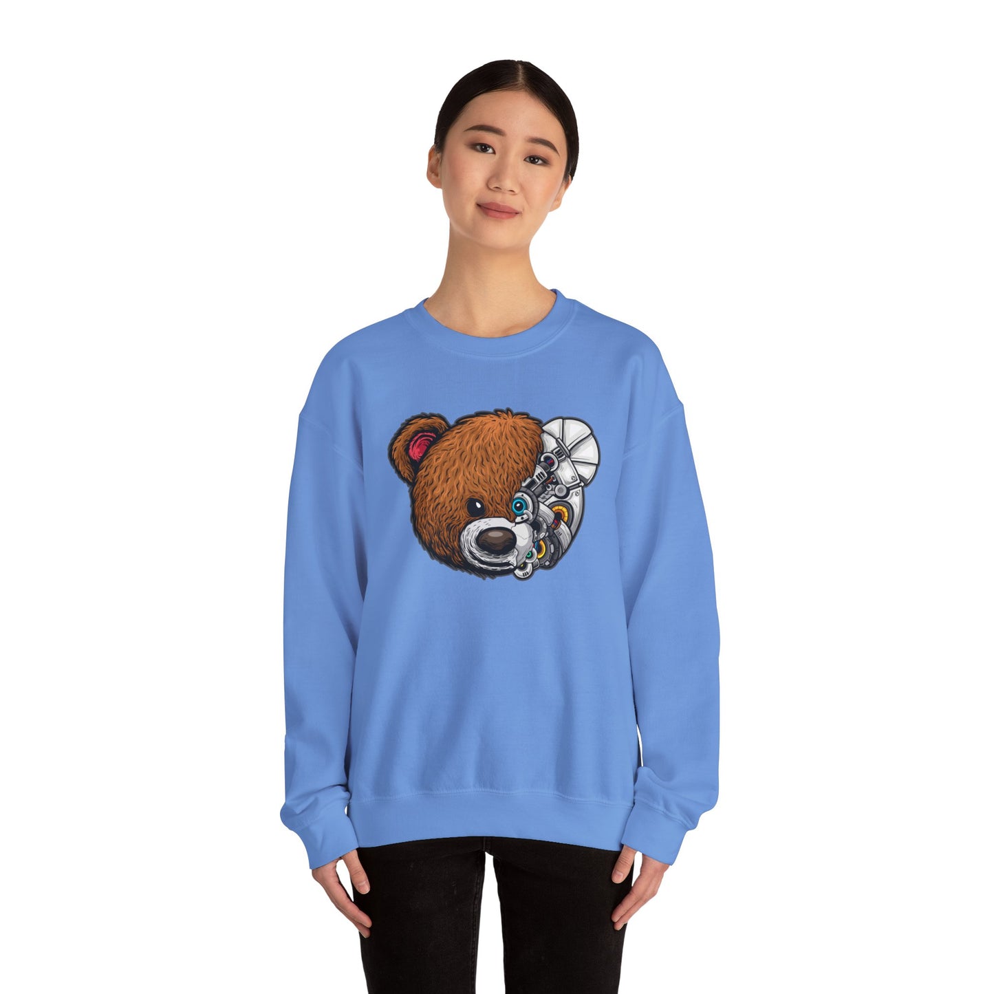 Riff Raff Wear Cyborg Bear Unisex Heavy Blend™ Crewneck Sweatshirt