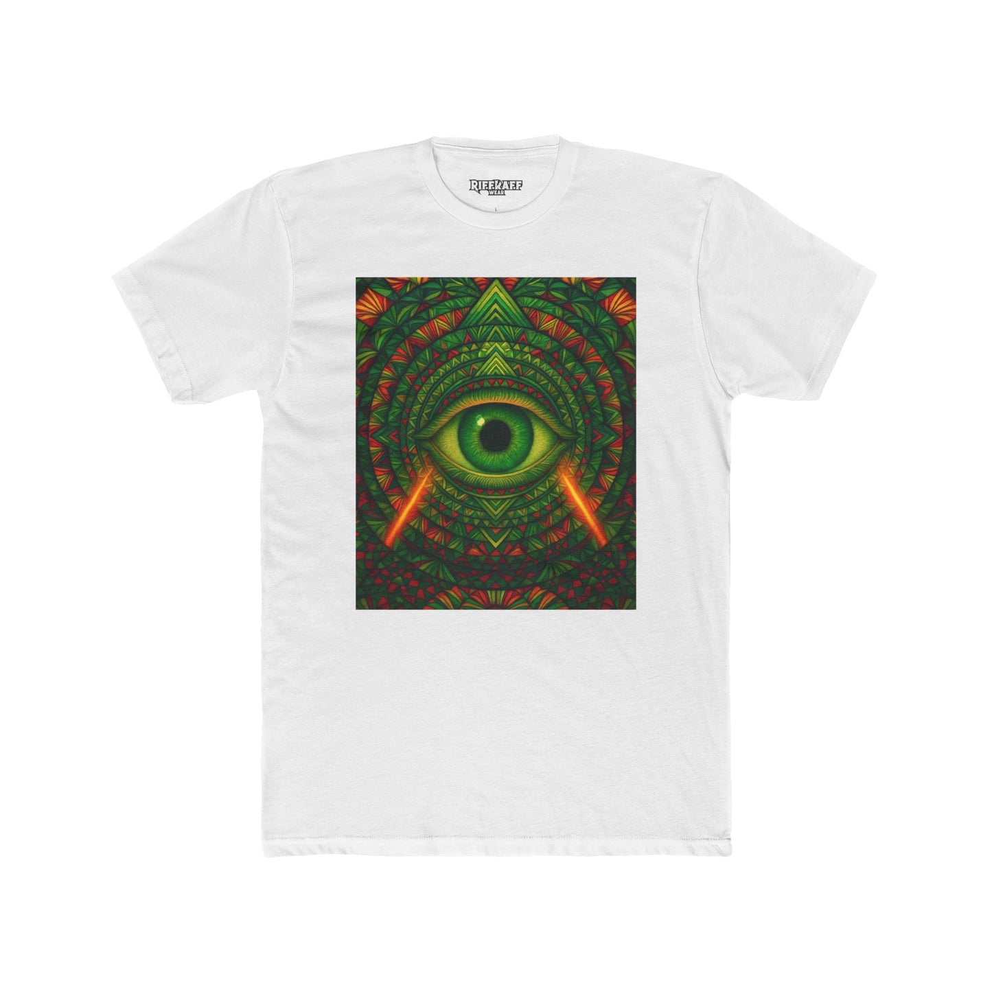Psychedelic Eye Unisex Cotton Crew Tee - Riff Raff Wear