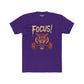 Focus Tiger Unisex Cotton Crew Tee - Motivational Fitness Shirt - Riff Raff Wear
