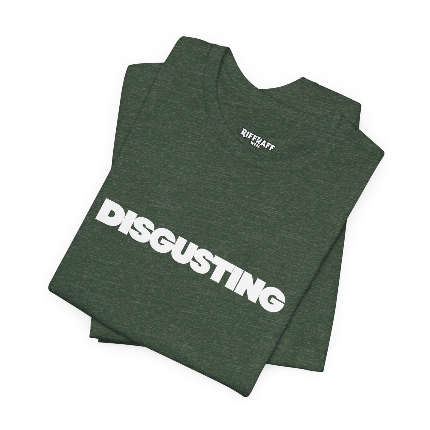 DISGUSTING Graphic Tee — Bold Text Statement T-Shirt