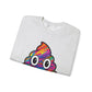 Colorful Emoji Crewneck Sweatshirt - Fun Unisex Design - Riff Raff Wear