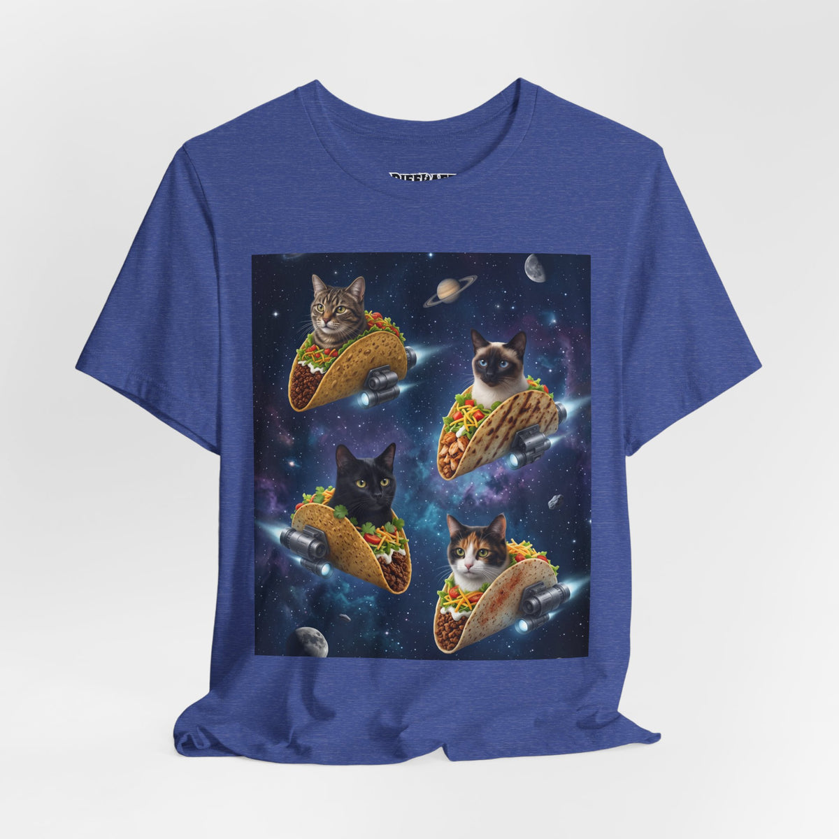 Cat Taco Space Tee  Funny Cosmic Cats in Tacos T-Shirt