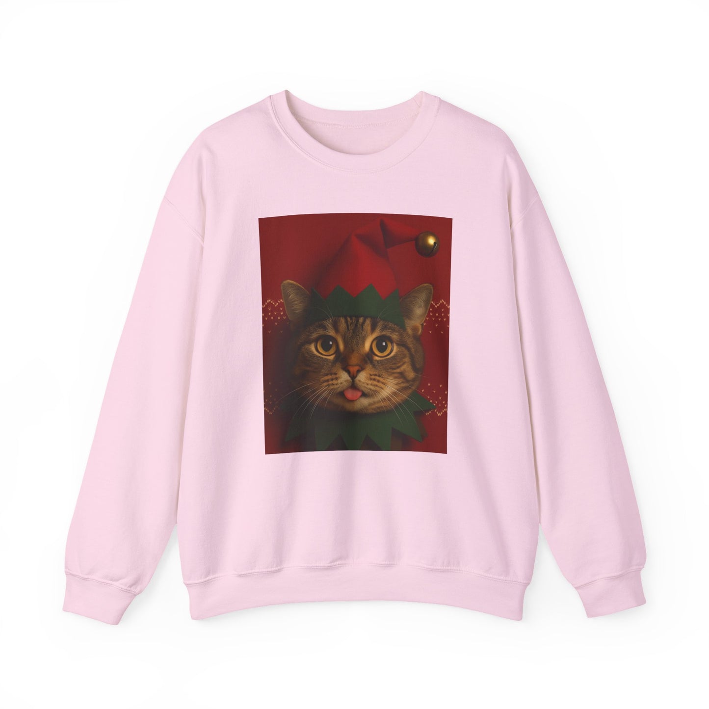 Cute Cat Christmas Sweatshirt, Holiday Sweater, Unisex Crewneck, Gift for Cat Lovers, Festive Apparel, Cozy Winter Wear - Riff Raff Wear