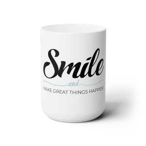 Smiles Ceramic Mug 15oz