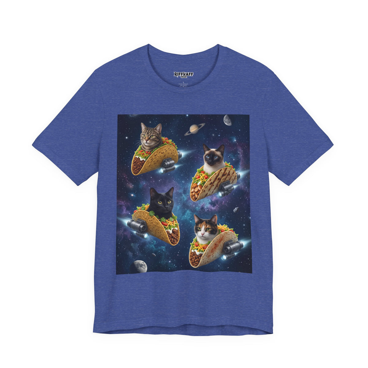 Cat Taco Space Tee  Funny Cosmic Cats in Tacos T-Shirt