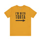 I’m With Torta Arrow Tee - Funny Family/Partner Mexican Food Shirt - Riff Rsff Wear