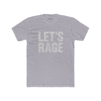 Unisex Cotton Crew Tee - Let's Rage Graphic T-Shirt for Music Lovers - Riff Raff Wear