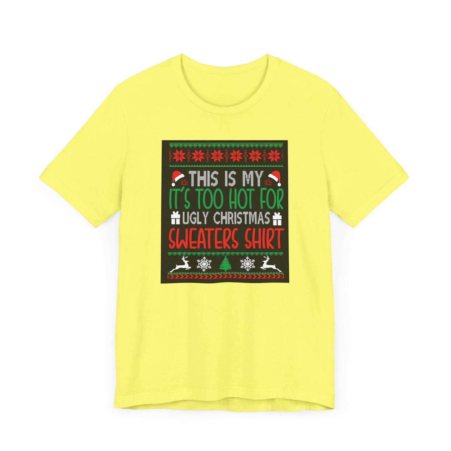 Riff Raff Wear Ugly Christmas Shirt Unisex Jersey Short Sleeve Tee