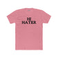 Unisex Cotton Crew Tee - "Hi Hater, Bye Hater" Graphic Shirt - Riff Raff Wear
