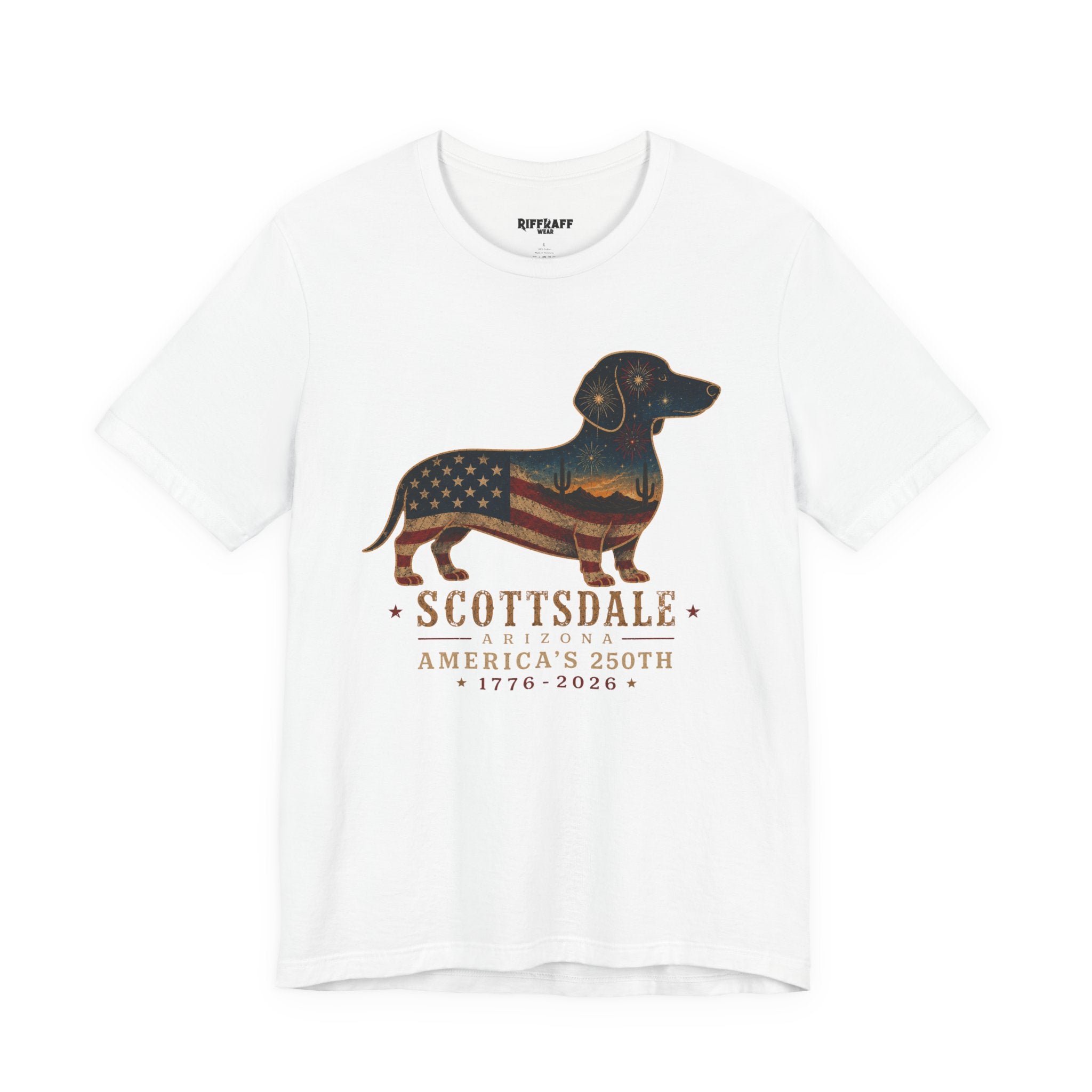 Freedom Crew Dachshund T-Shirt – Patriotic Dachshund Flag Tee