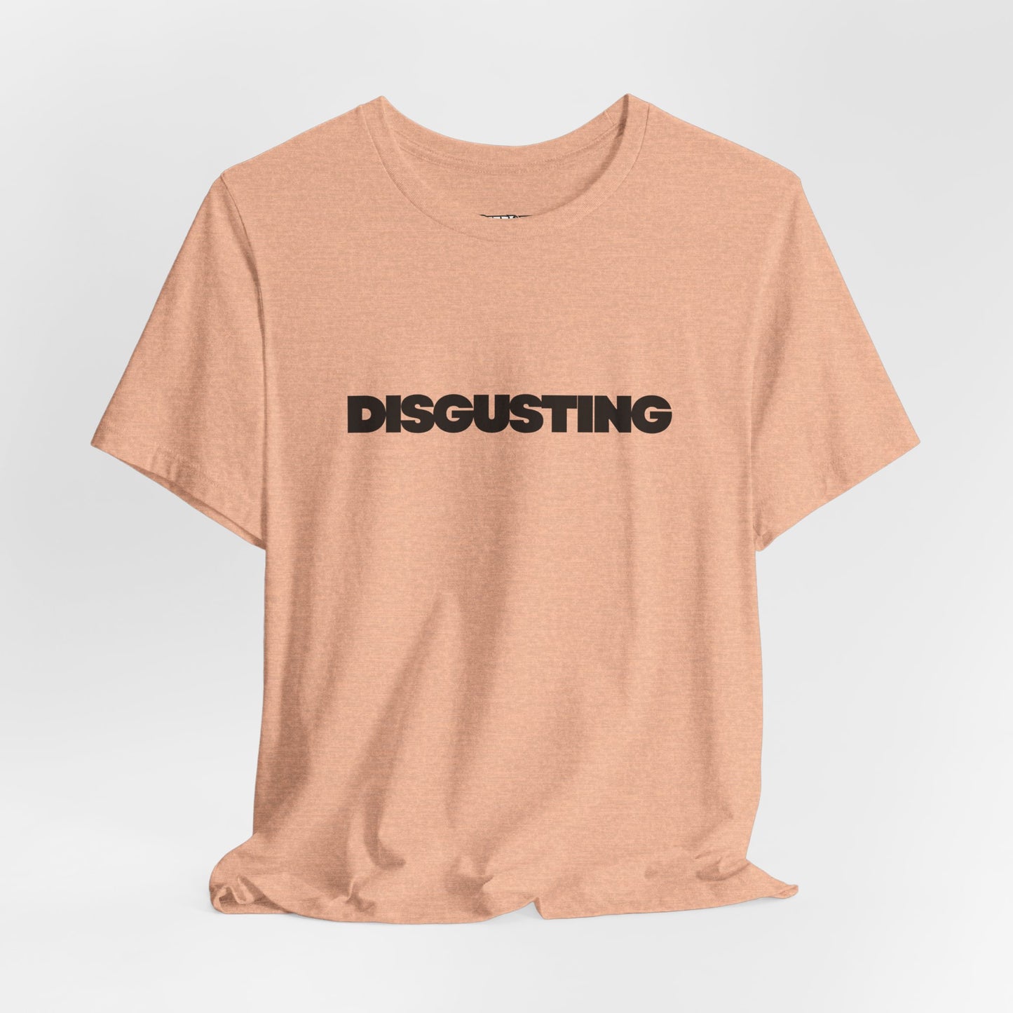 DISGUSTING Graphic Tee — Bold Text Statement T-Shirt