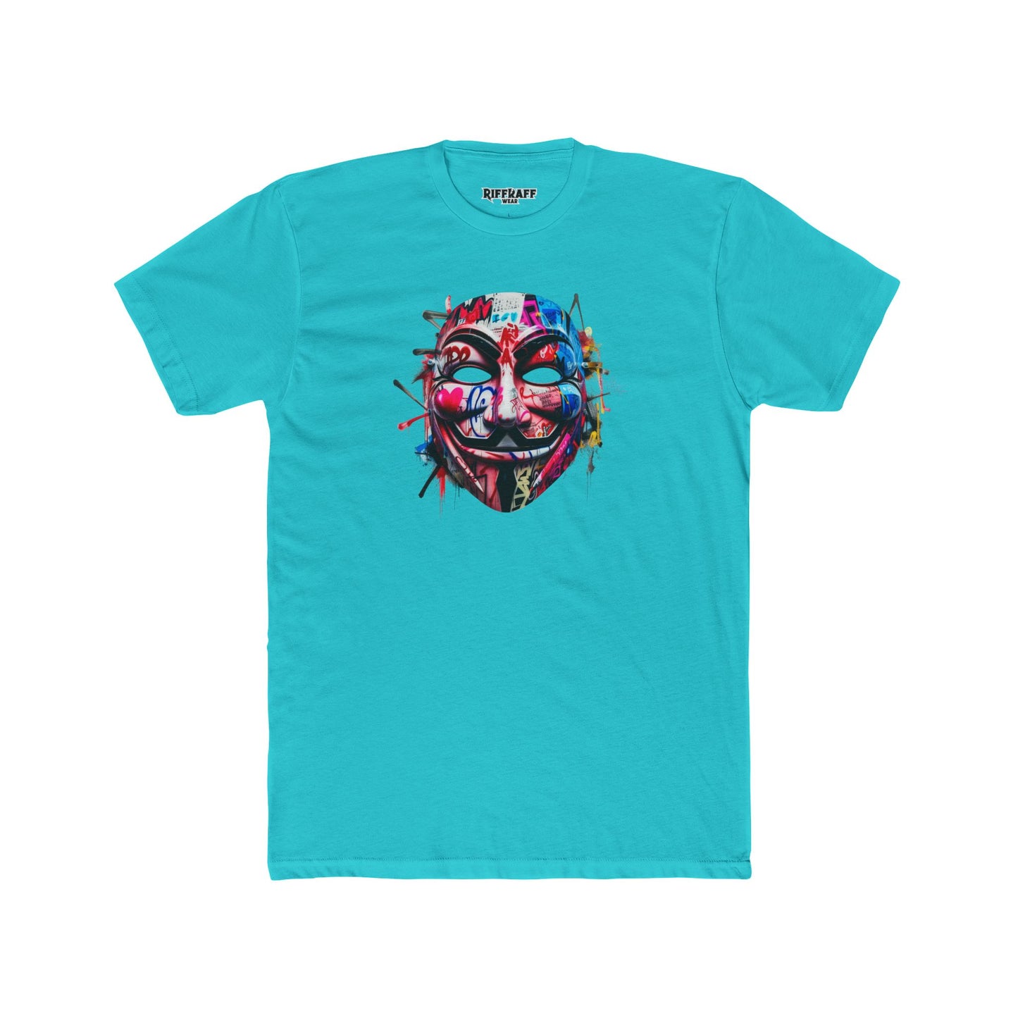 Streetwear T-Shirt - Graffiti Mask - Riff Raff Wear