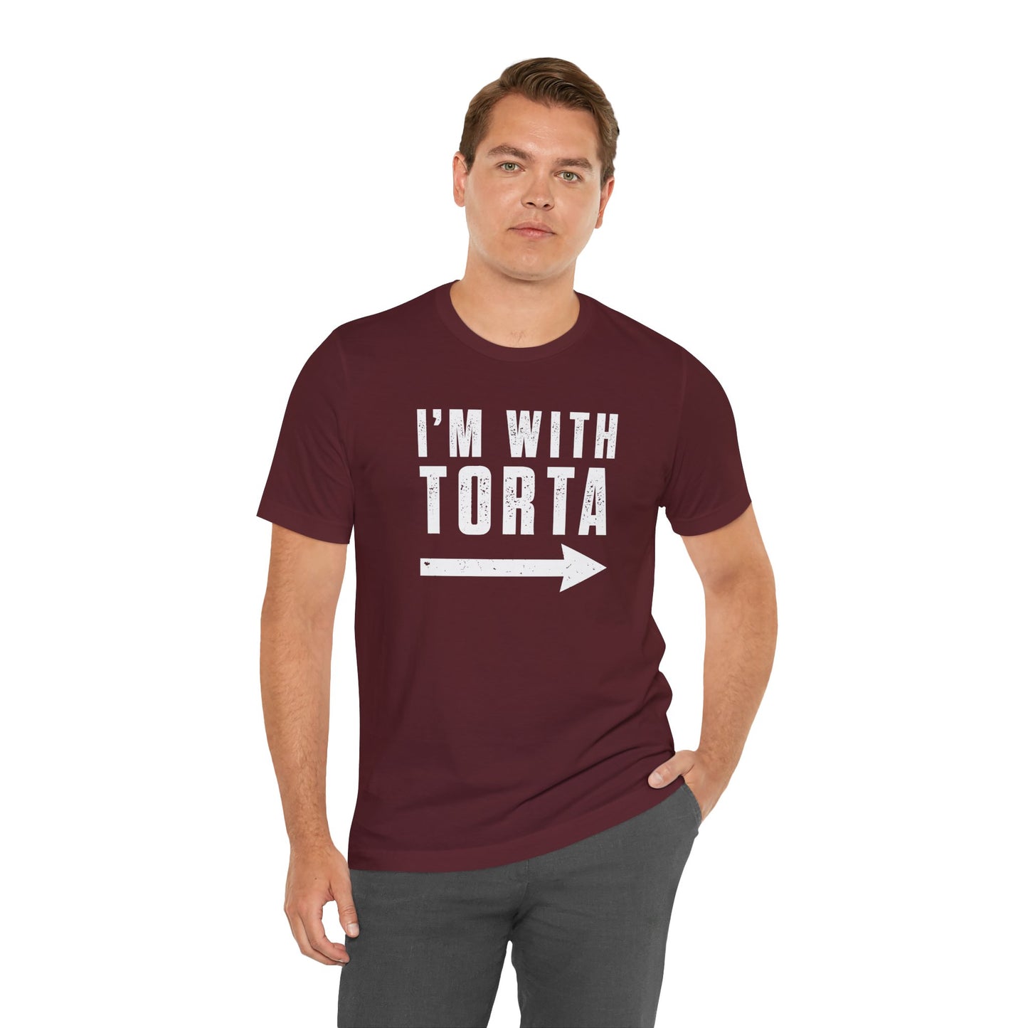 I’m With Torta Arrow Tee - Funny Family/Partner Mexican Food Shirt - Riff Rsff Wear