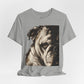 Bulldog Portrait T-Shirt Vintage Sepia Dog Graphic Tee