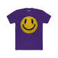 Retro Smiley Face Unisex Cotton Crew Tee - Joyful Vibe T-Shirt - Riff Raff Wear