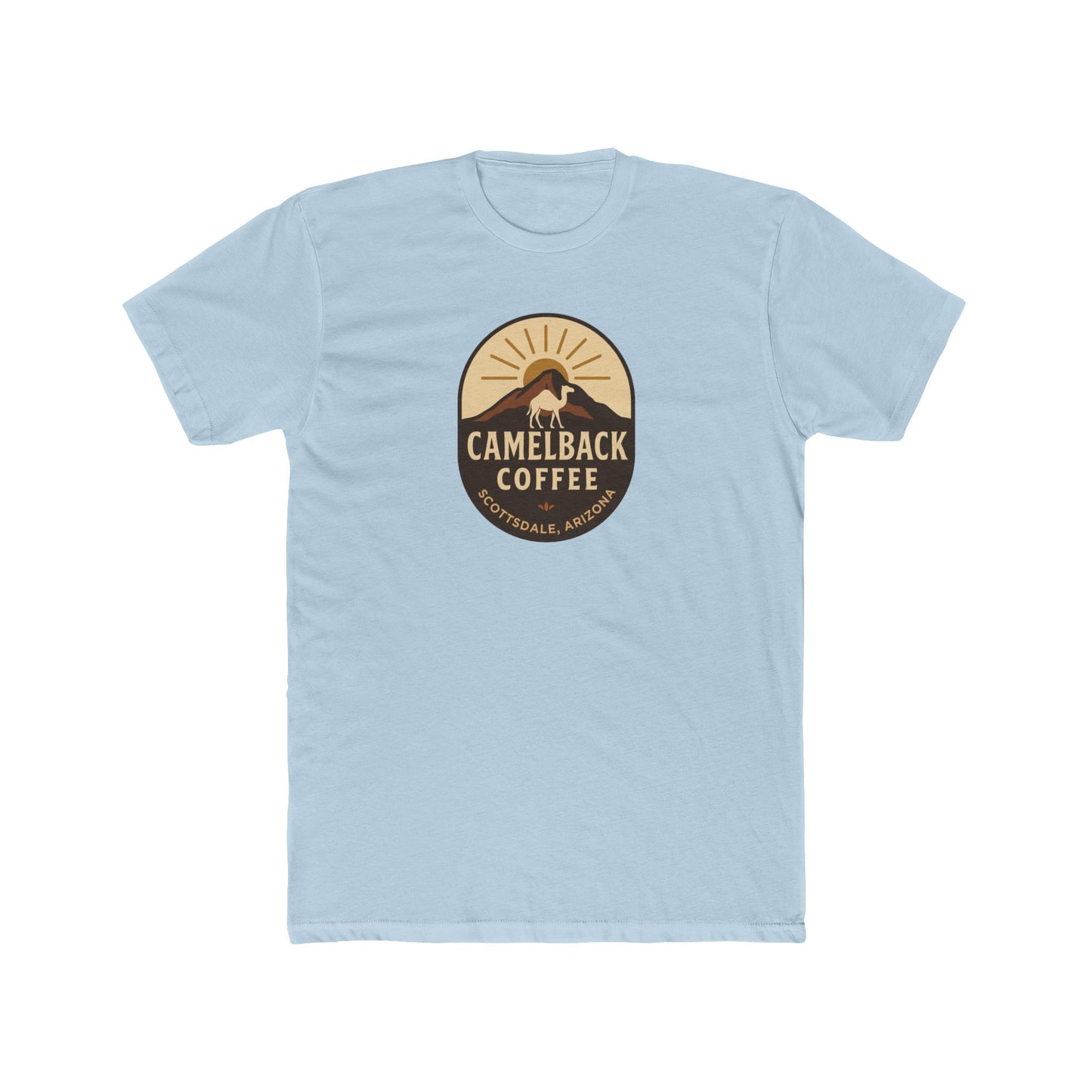Coffee Lover Unisex Cotton Crew Tee, Casual Shirt, Vintage Coffee Camelback Coffee Old Town Scottsdale