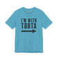 I’m With Torta Arrow Tee - Funny Family/Partner Mexican Food Shirt - Riff Rsff Wear