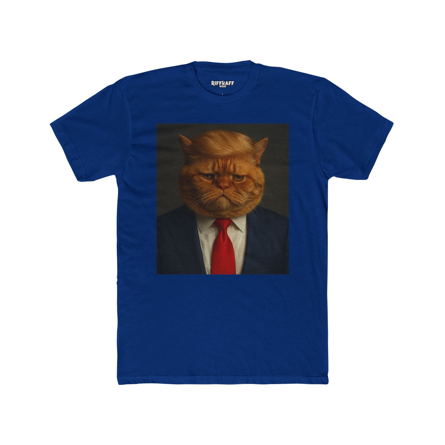 Fat Cat President Unisex Cotton Crew Tee - Riff Raff Wear