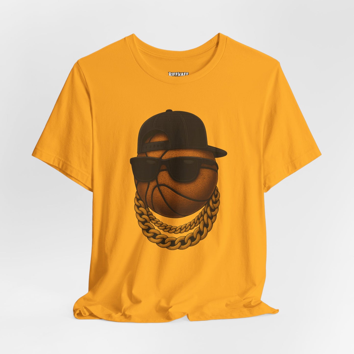Basketball Bling Tee — Cool Hip-Hop Ball Graphic T-Shirt