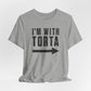 I’m With Torta Arrow Tee - Funny Family/Partner Mexican Food Shirt - Riff Rsff Wear