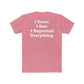 Unisex Cotton Crew Tee - Retro Graphic I Came I Saw I Regretted Everything - Riff Raff Wear