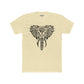 Trendy Elephant Design Unisex Cotton Crew Tee, Eco-Friendly Graphic Tee,  -Riff Raff Wear
