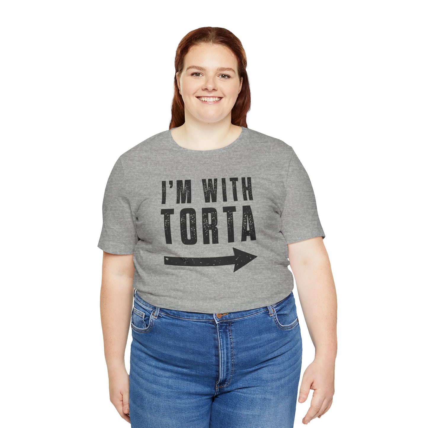 I’m With Torta Arrow Tee - Funny Family/Partner Mexican Food Shirt - Riff Rsff Wear