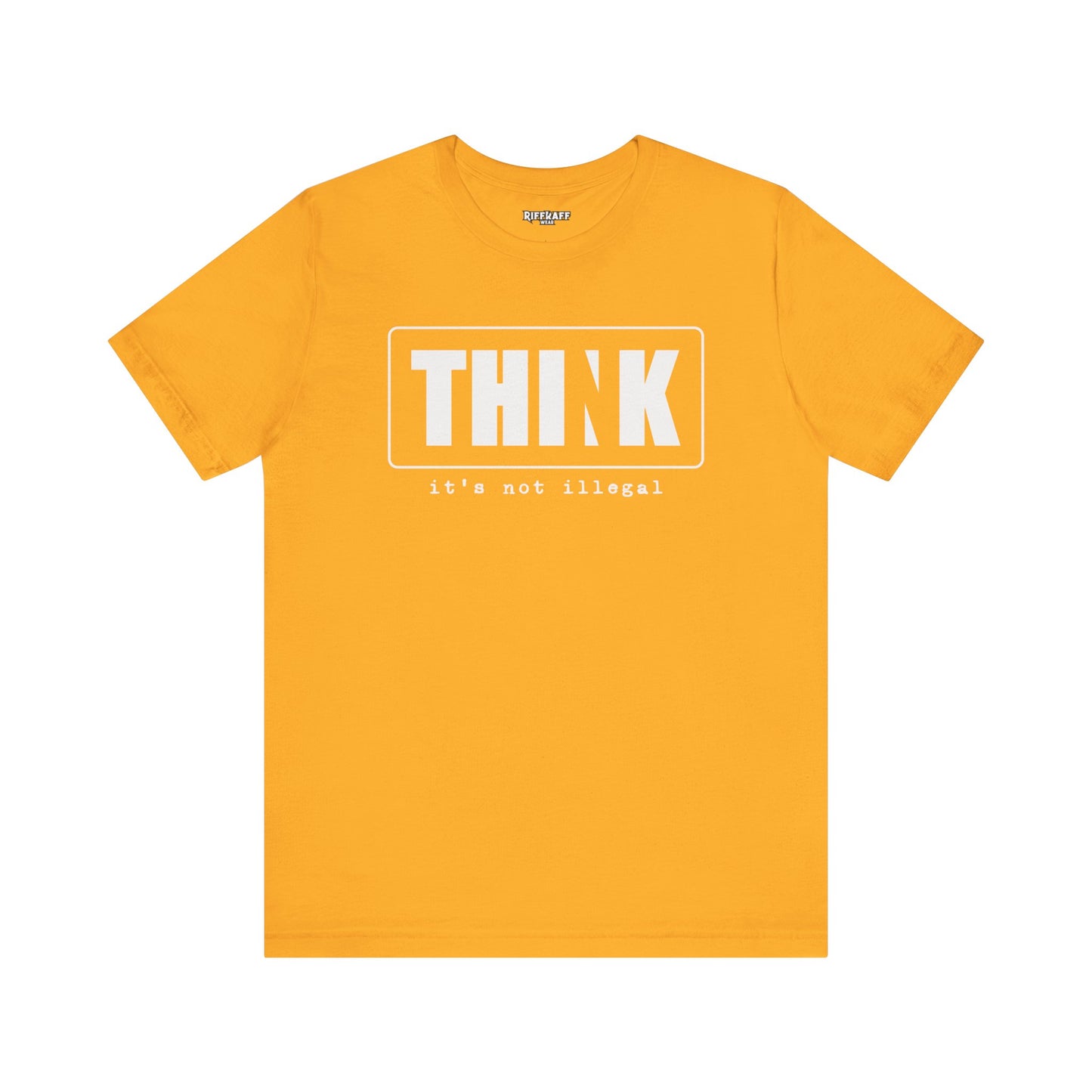 Riff Raff Wear Think 2 Unisex Jersey Short Sleeve Tee