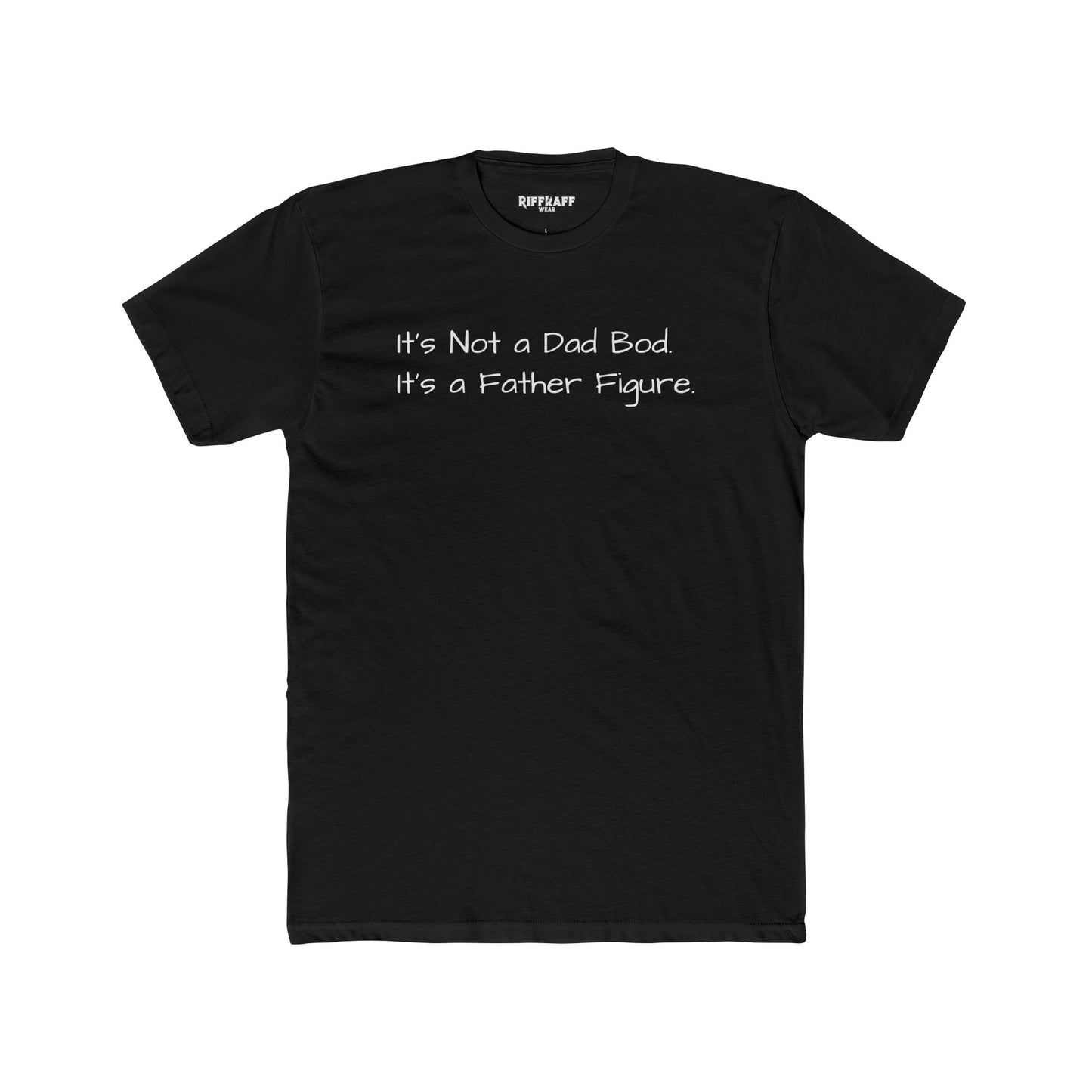 Father Figure Unisex Cotton Crew Tee - Perfect for Father's Day & Everyday Wear - Riff Raff Wear
