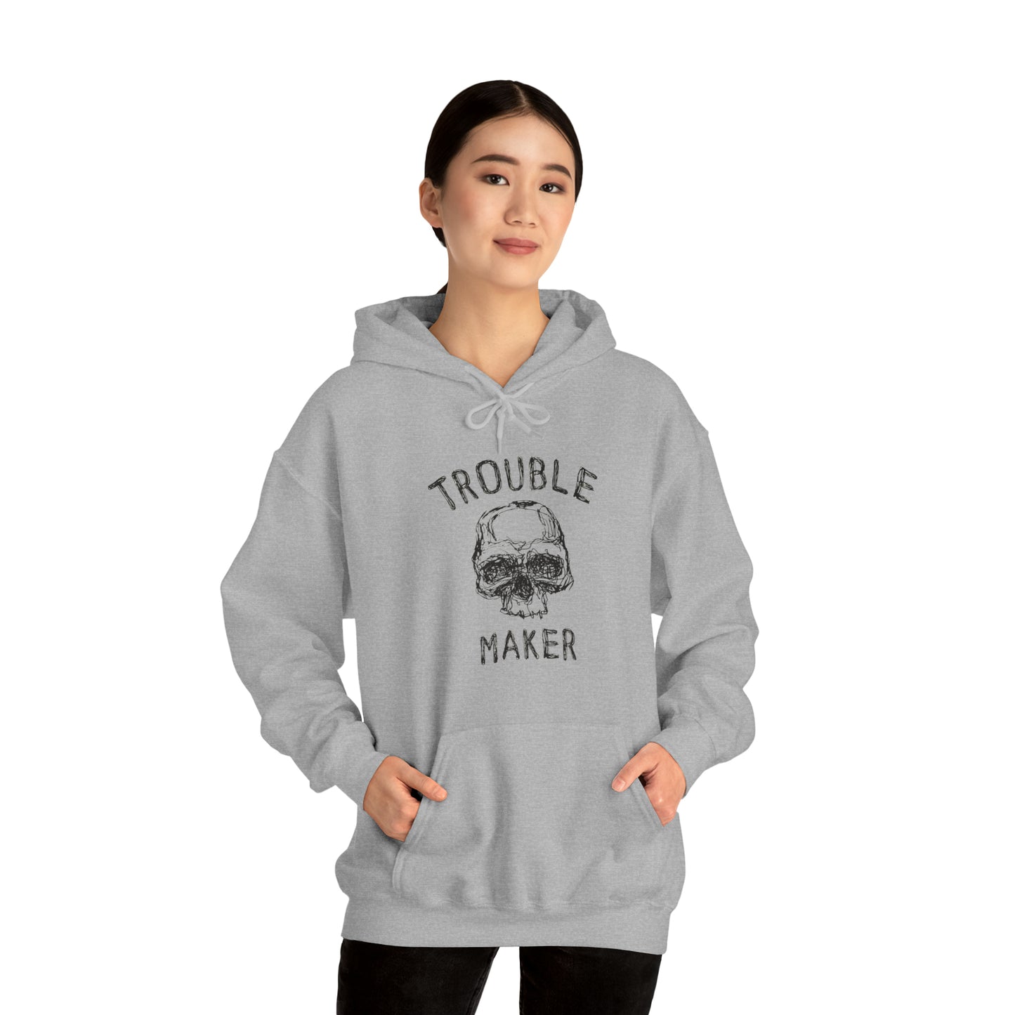 Riff Raff Wear Trouble Maker Unisex Heavy Blend™ Hooded Sweatshirt