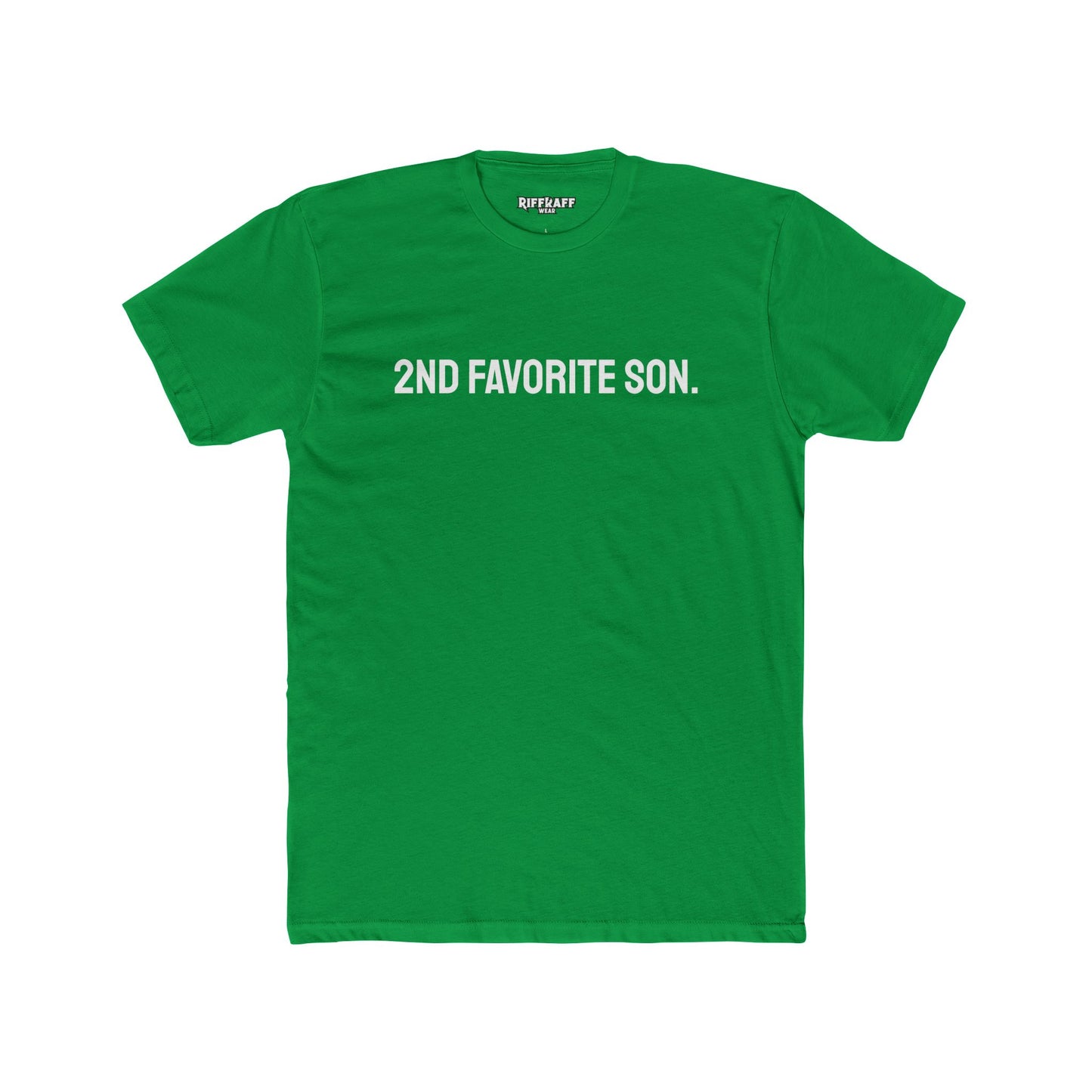 Funny Unisex Cotton Crew Tee - '2nd Favorite Son' Shirt Riff Raff Wear