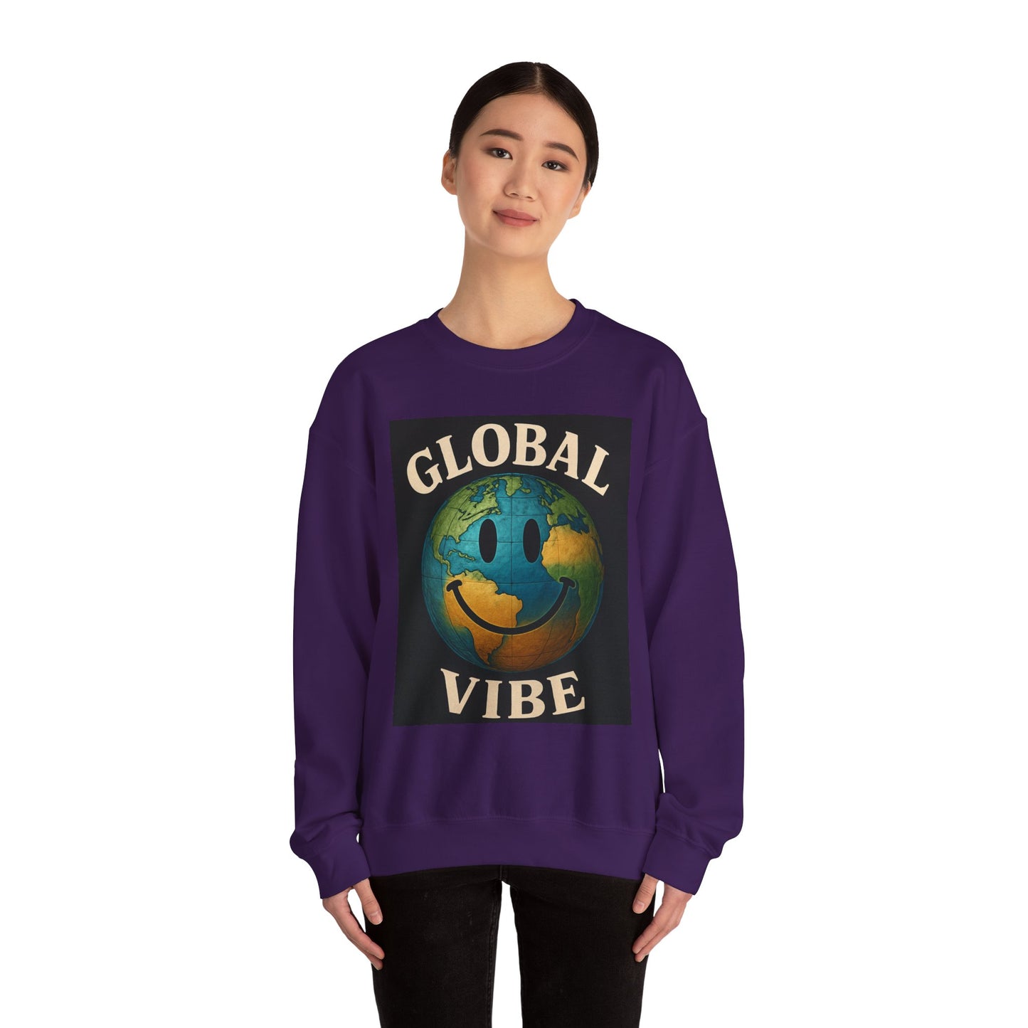 Global Vibe Crewneck Sweatshirt - Unisex Heavy Blend™ - Riff Raff Wear
